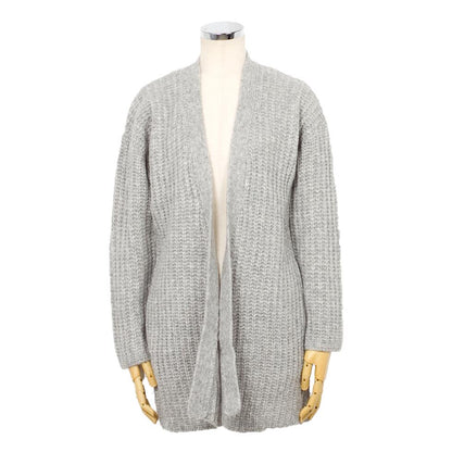 アルパカ混 ケーブルリブ トッパーカーディガン ヒップ丈 全3色 M〜L