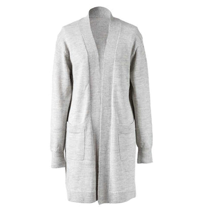 ベビーアルパカ100% トッパーカーディガン ロング丈 全5色 M〜L