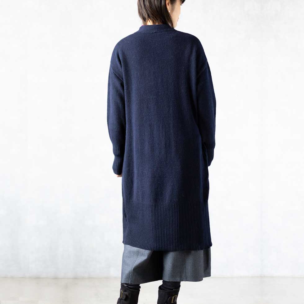 ヤク100% ロングトッパーカーディガン コーディガン 全3色 M〜L