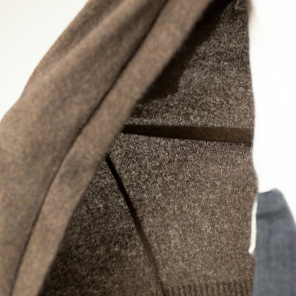 ヤク100% ロングトッパーカーディガン 着丈100cm 全3色 M〜L