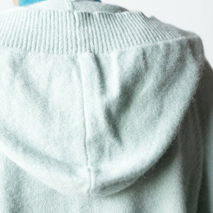 アルパカ100% フード付きモモンガトッパーカーディガン 全4色 M〜L