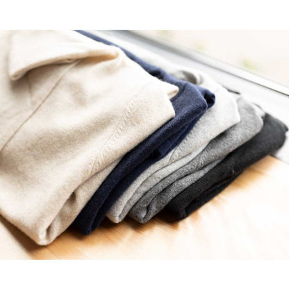 カシミヤ100% トッパーカーディガン 軽くあたたか 全5色 M〜L