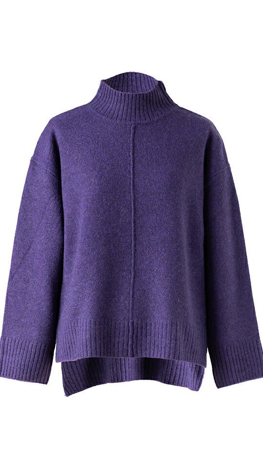 ヤク100% ハイネックプルオーバー 全6色 M〜L
