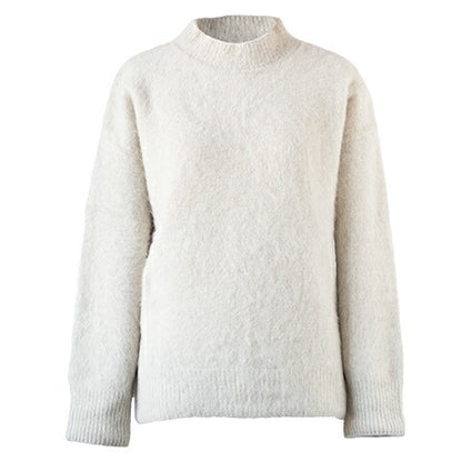 ブルーフォックス100% モックネックプルオーバー 全5色 M〜L