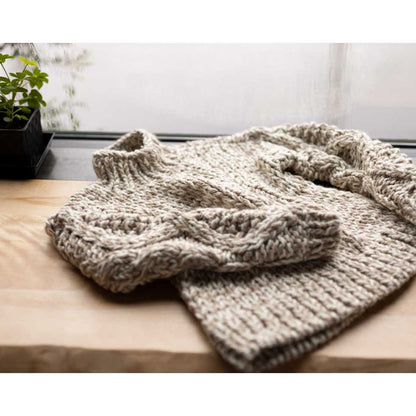 アルパカ混 ペルー産ハンドニット ハイネックプルオーバー 全3色 M〜L