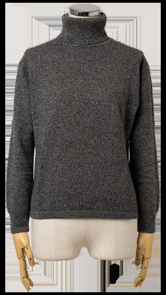 カシミヤ100% タートルネックプルオーバー 全5色 M〜L