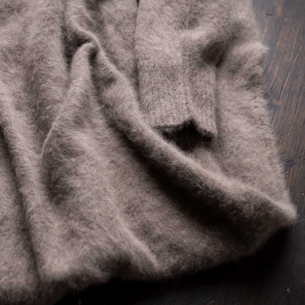 ブルーフォックス100% ハイネックニットワンピース 全4色 M〜L